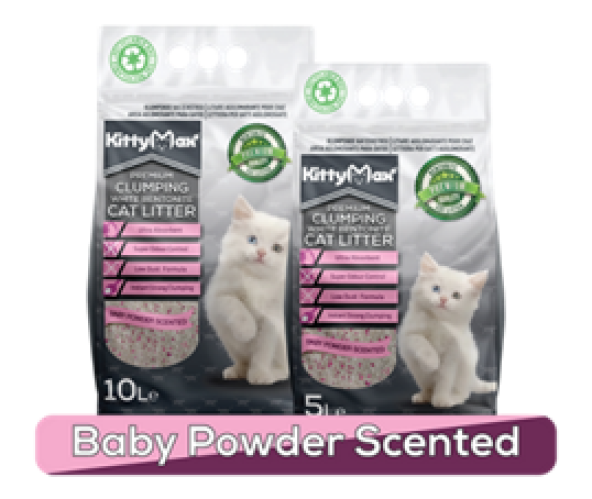 kitty max baby powder